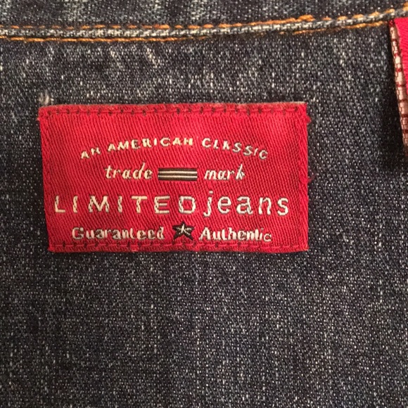 The Limited zip up Jean jacket size S - Picture 5 of 7